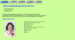 Desktop Screenshot of choicebookkeepingandtax.com